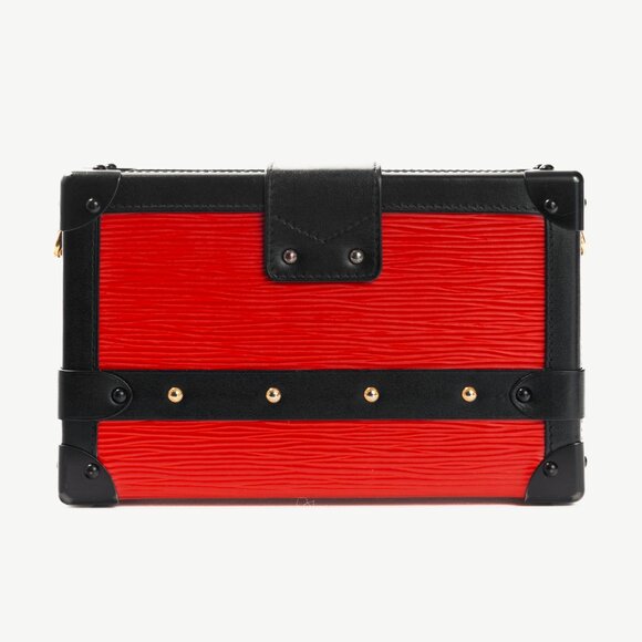 Louis Vuitton Petite Malle Rouge Epi Leather Trunk Crossbody - Picture 4 of 12